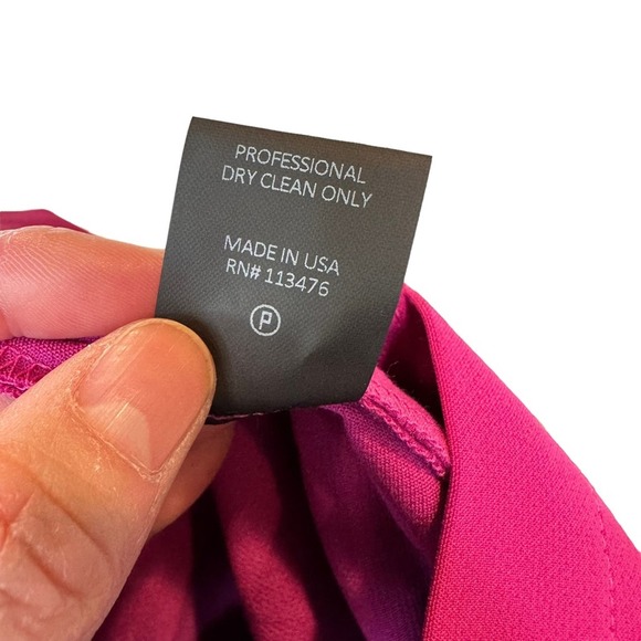 Yigal Azrouel One Shoulder Bi Stretch Dress Womens Short Sleeve Pink 6 NWT - Picture 13 of 13